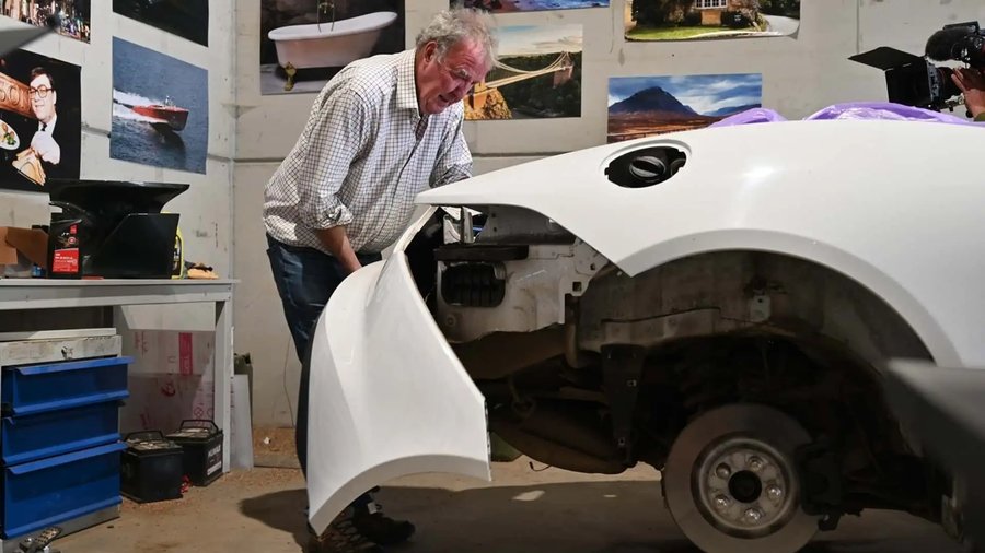 Jeremy Clarkson Is Growing A Jaguar F-Type On His Farm