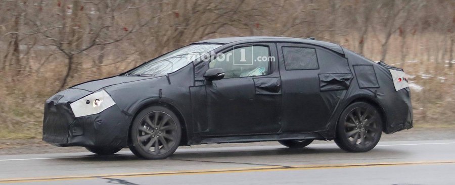 2020 Toyota Corolla Spied Looking Mysterious In Black