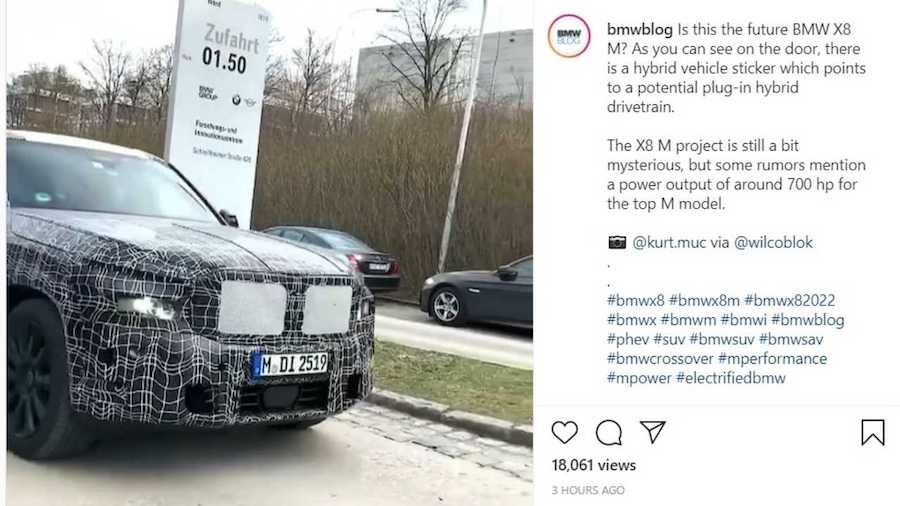 BMW X8 Caught On Camera Looking Large And In Charge