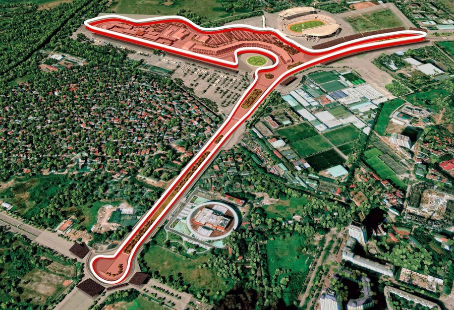 F1 reveals 2020 Vietnam GP track map