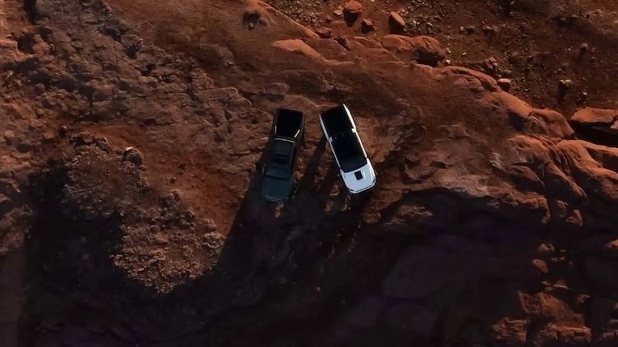 Latest 2024 Toyota Tacoma Teaser Shows Truck From Bird's-Eye View