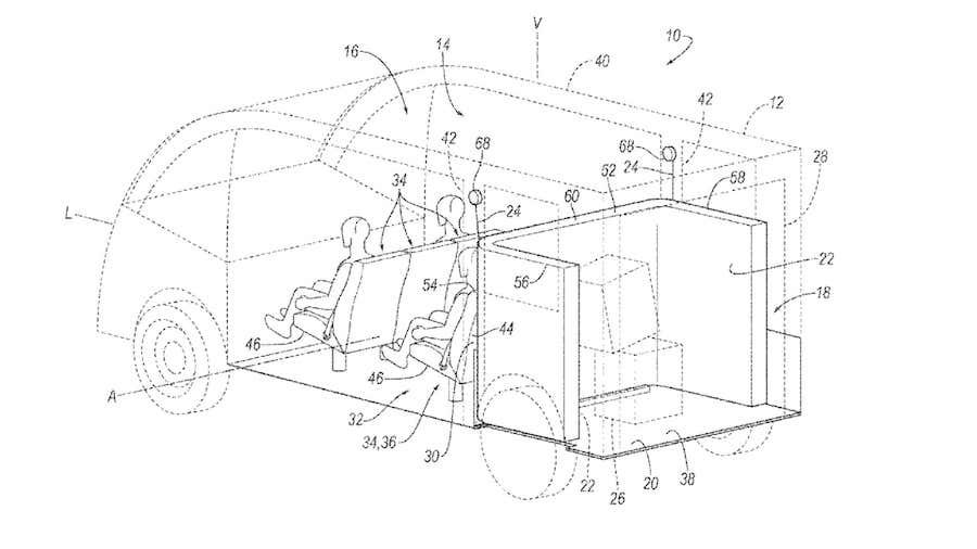 Ford Patents Floor Airbag To Prevent Loose Cargo Hitting Occupants