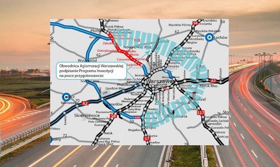 Zaczęło się. GDDKiA rusza z pracami na rzecz Obwodnicy Aglomeracji Warszawskiej