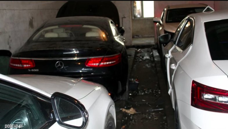Policja zlikwidowała kolejną dziuplę z autami o wartości miliona zł