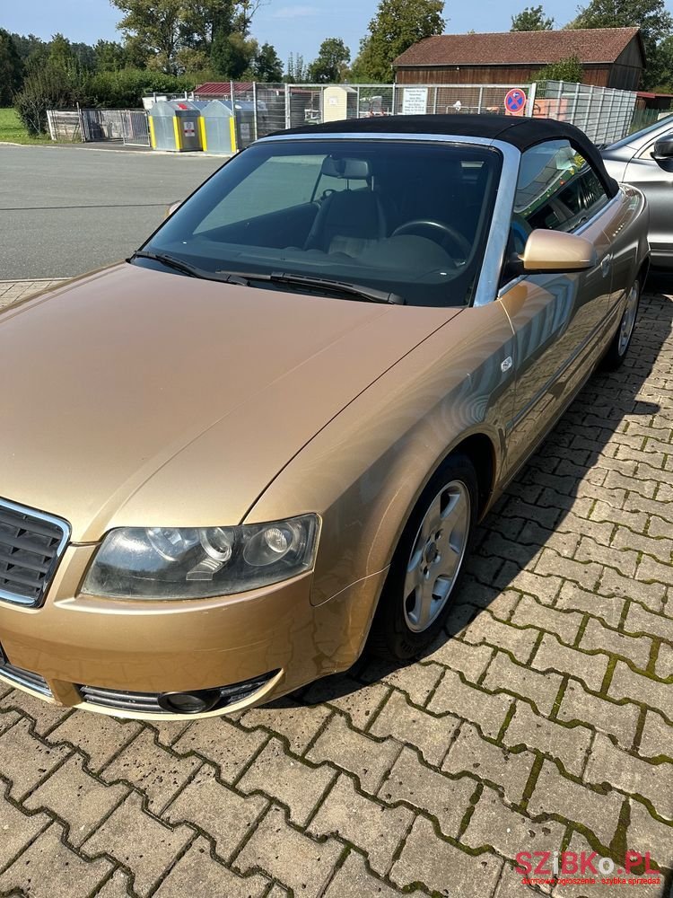 2003' Audi A4 Cabriolet 2.4 photo #1