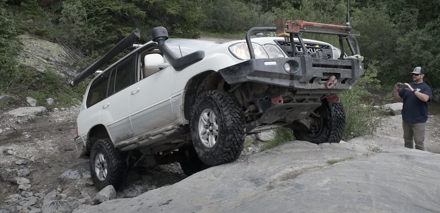 See Lexus LX 470 Unleash Its Inner Land Cruiser By Conquering Off-Road Trails