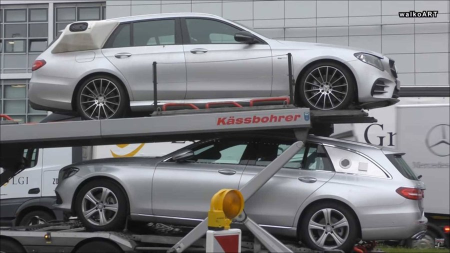 Weird Mercedes Gls, E-class Wagon Prototypes Spotted