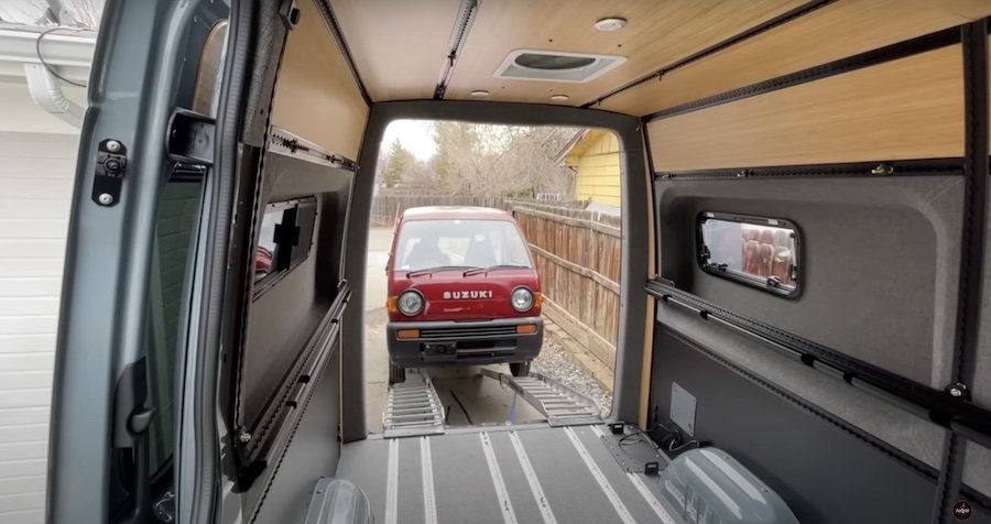 Vanception: Can A Suzuki Every Fit Inside A Mercedes Sprinter?