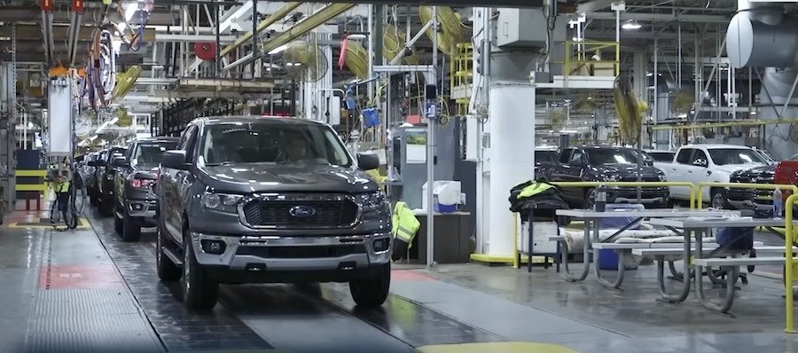 Inside the Ford Plant That Builds the Ranger: The Truck Goes Through a Simulated Storm