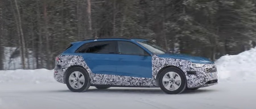 Audi E-Tron Spy Shot